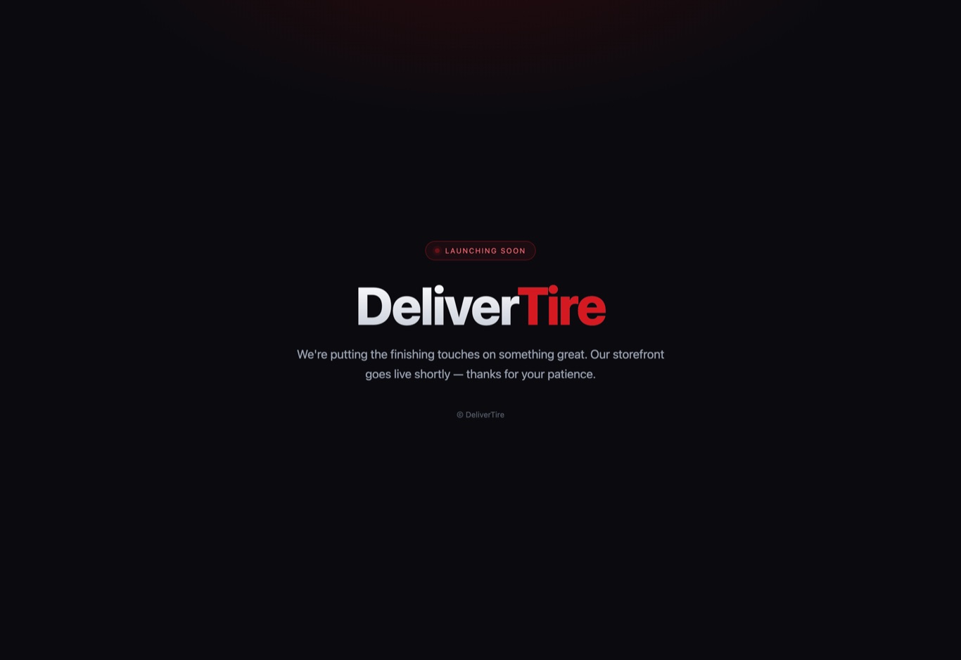 DeliverTire store preview