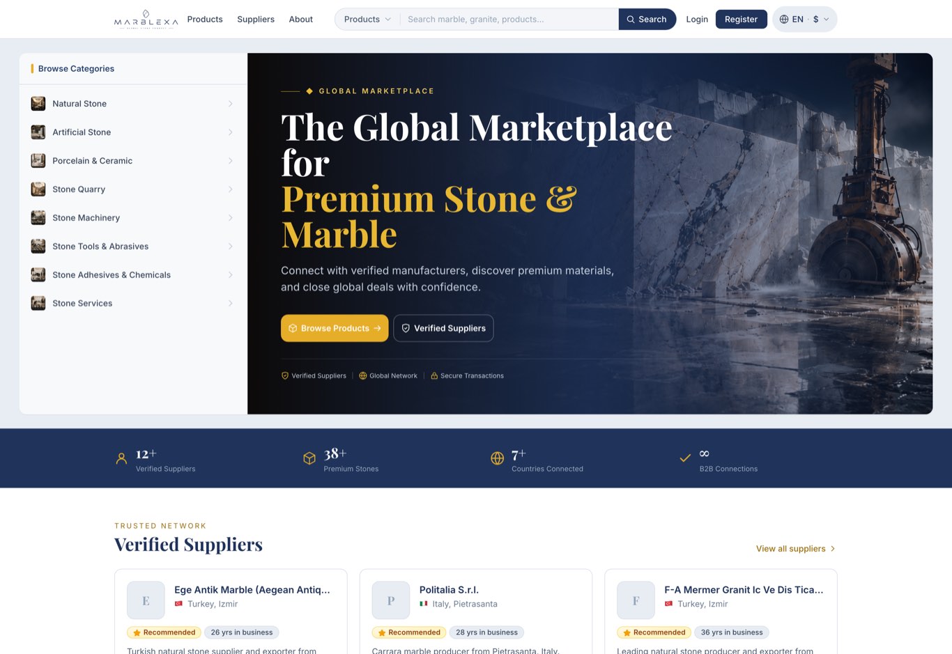 Marblexa marketplace preview